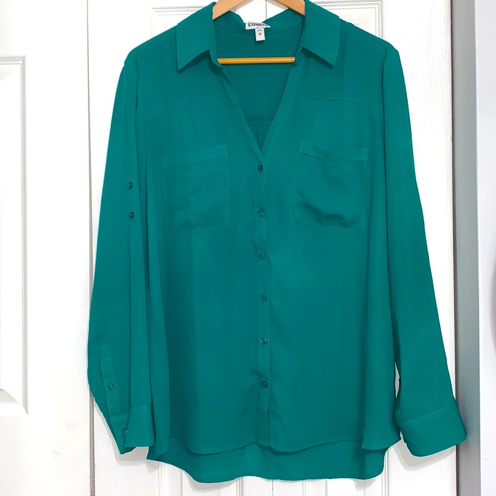 Blouse GREEN XL EXPRESS
